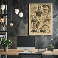 Jim Thorpe Legendary Athlete Jim Thorpe Poster