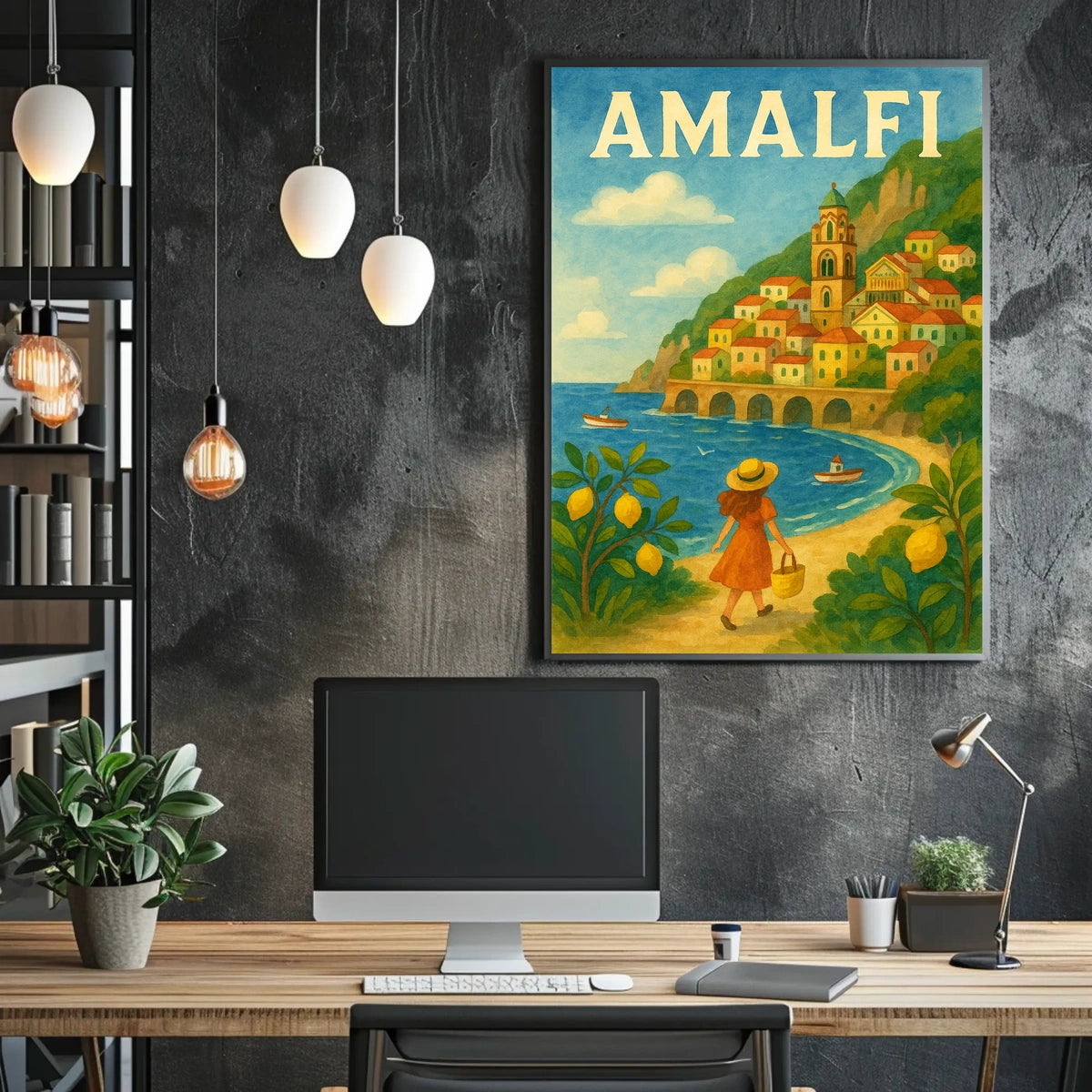 Amalfi Coast Dream Poster