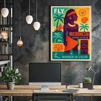 Wander in Color Micronesia Poster