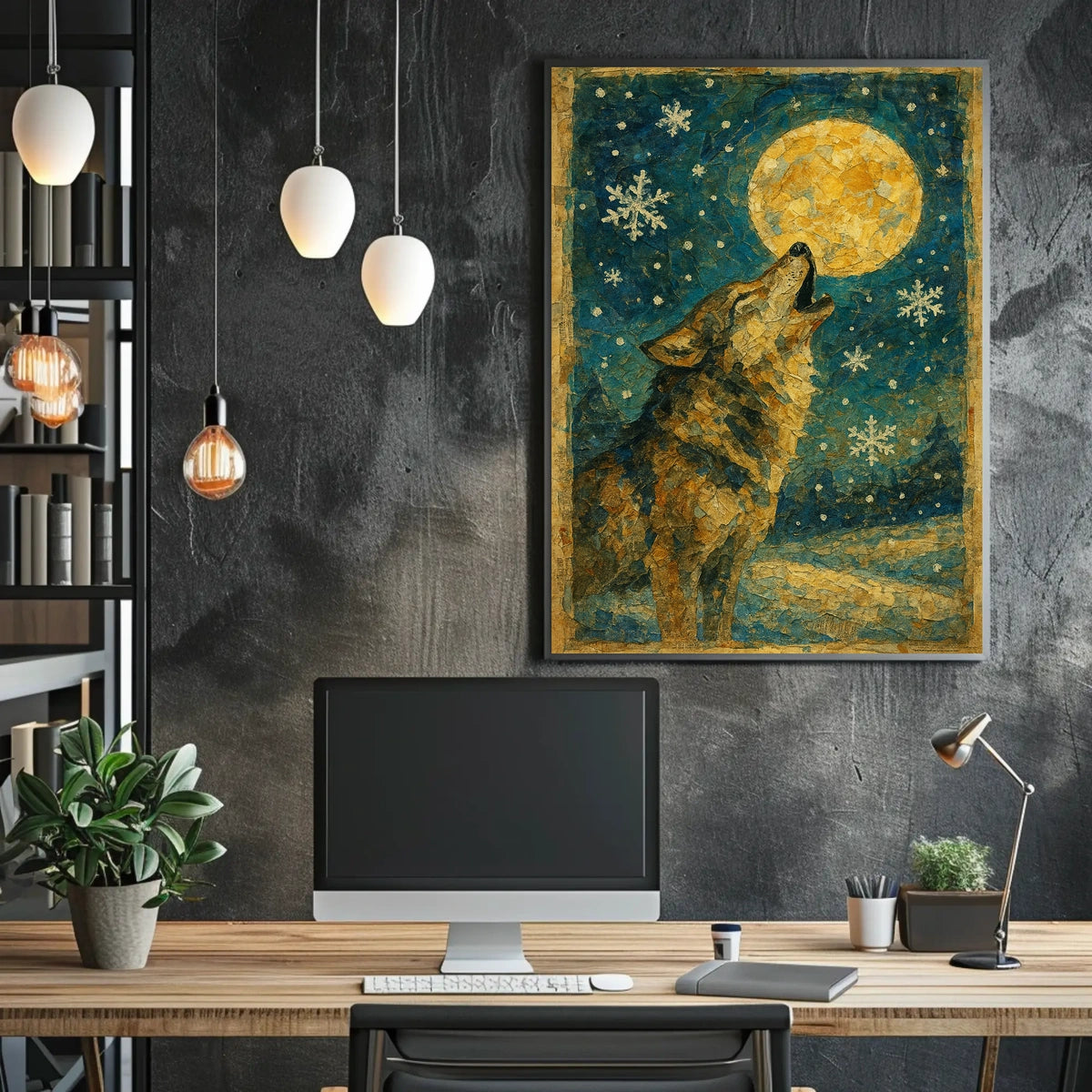 Howling At The Moon Poster