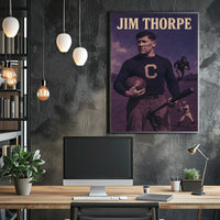 Jim Thorpe Legendary Athlete Poster