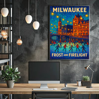 Milwaukee Frost and Firelight Poster