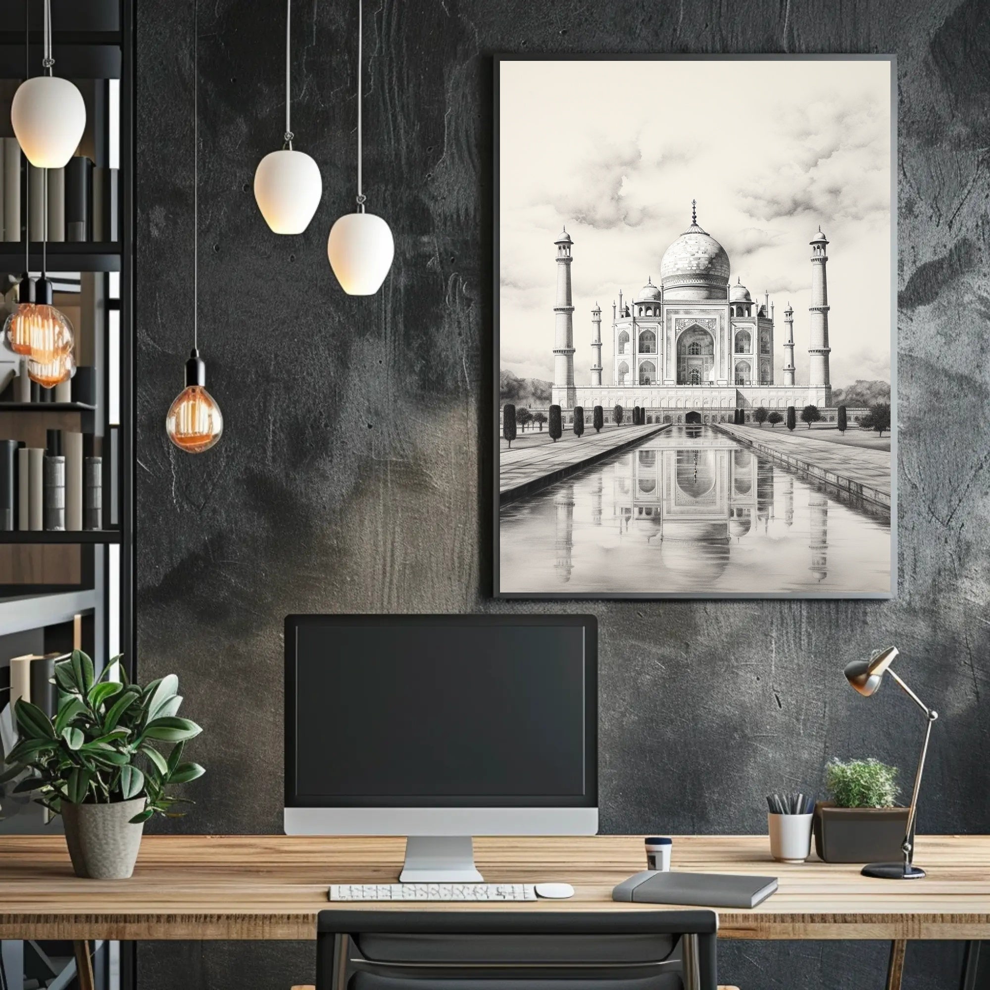 The Majestic Taj Mahal Poster
