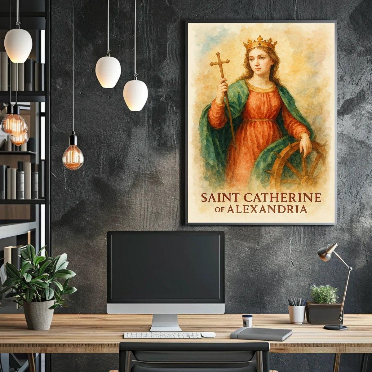 Saint Catherine of Alexandria Poster