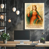 Saint Catherine of Alexandria Poster