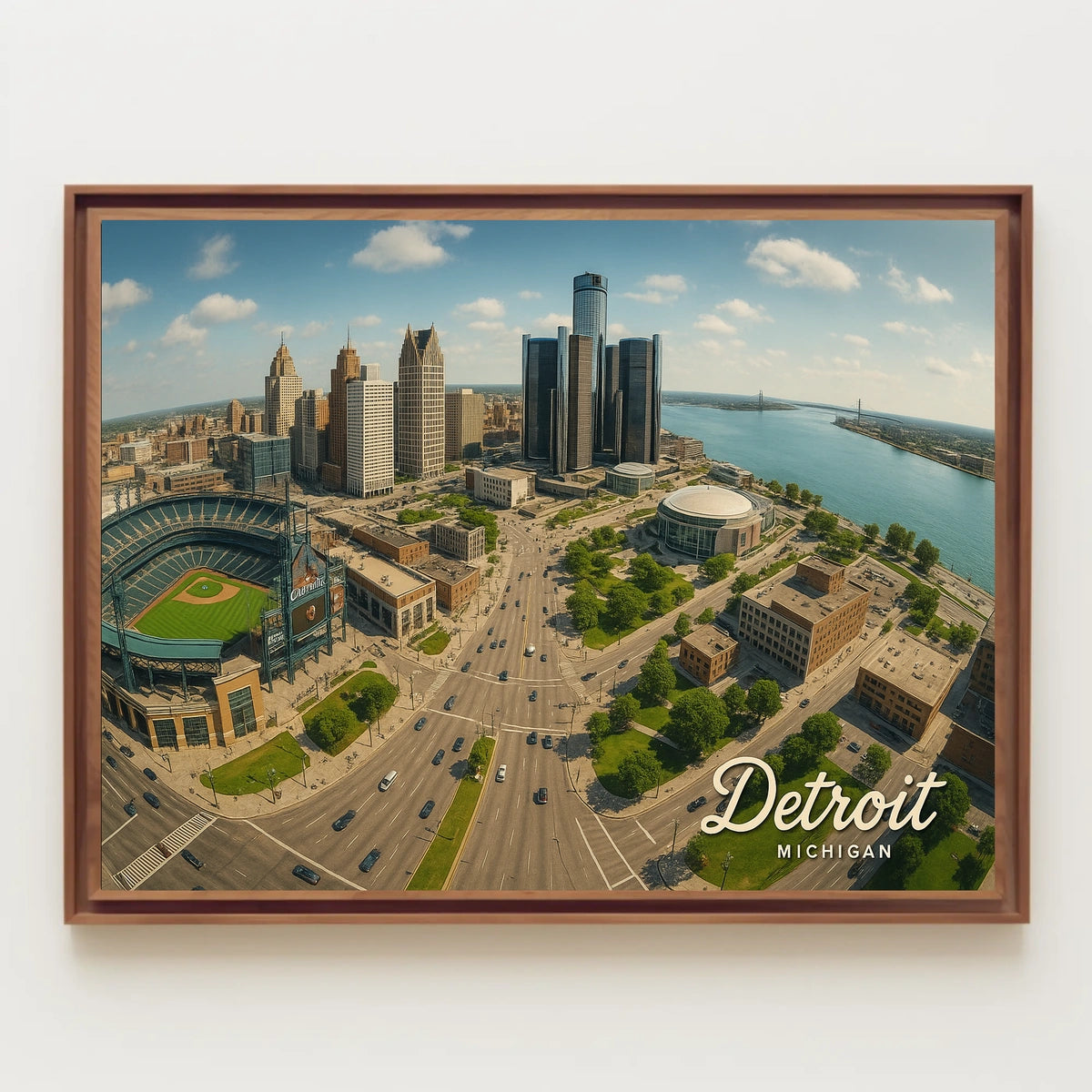Detroit, Michigan Poster