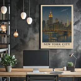 New York City A Vibrant Metropolis Poster
