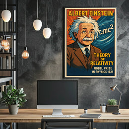 Albert Einstein Theory Of Relativity Poster