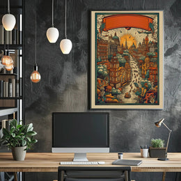 Enchanted Cityscape Poster