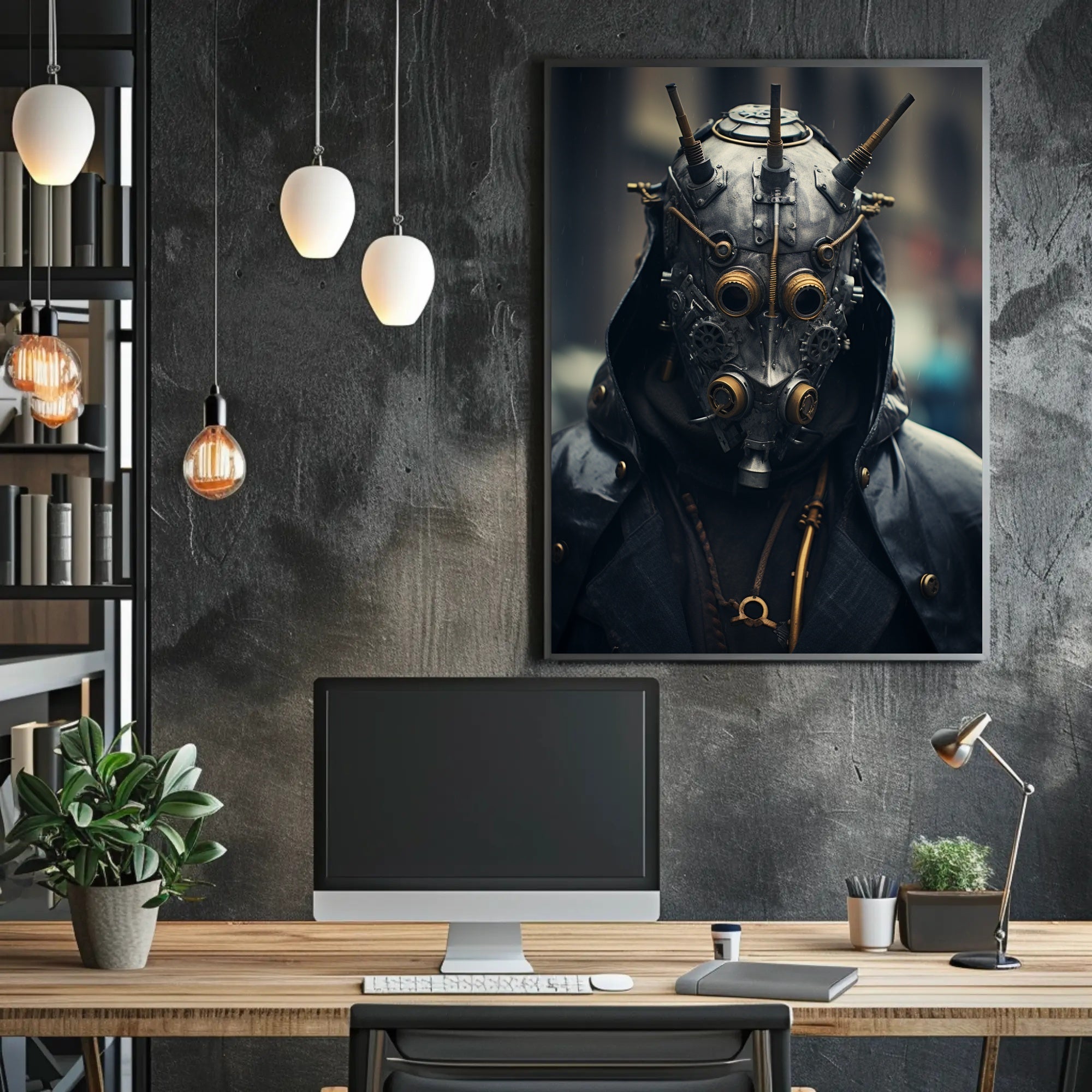 Steampunk Sentinel Poster PosterGoat