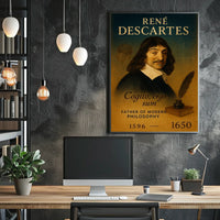 René Descartes Father Of Modern Poster