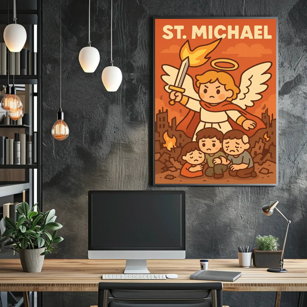 St. Michael Protector Poster