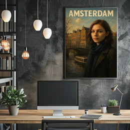 Amsterdam Elegance Poster