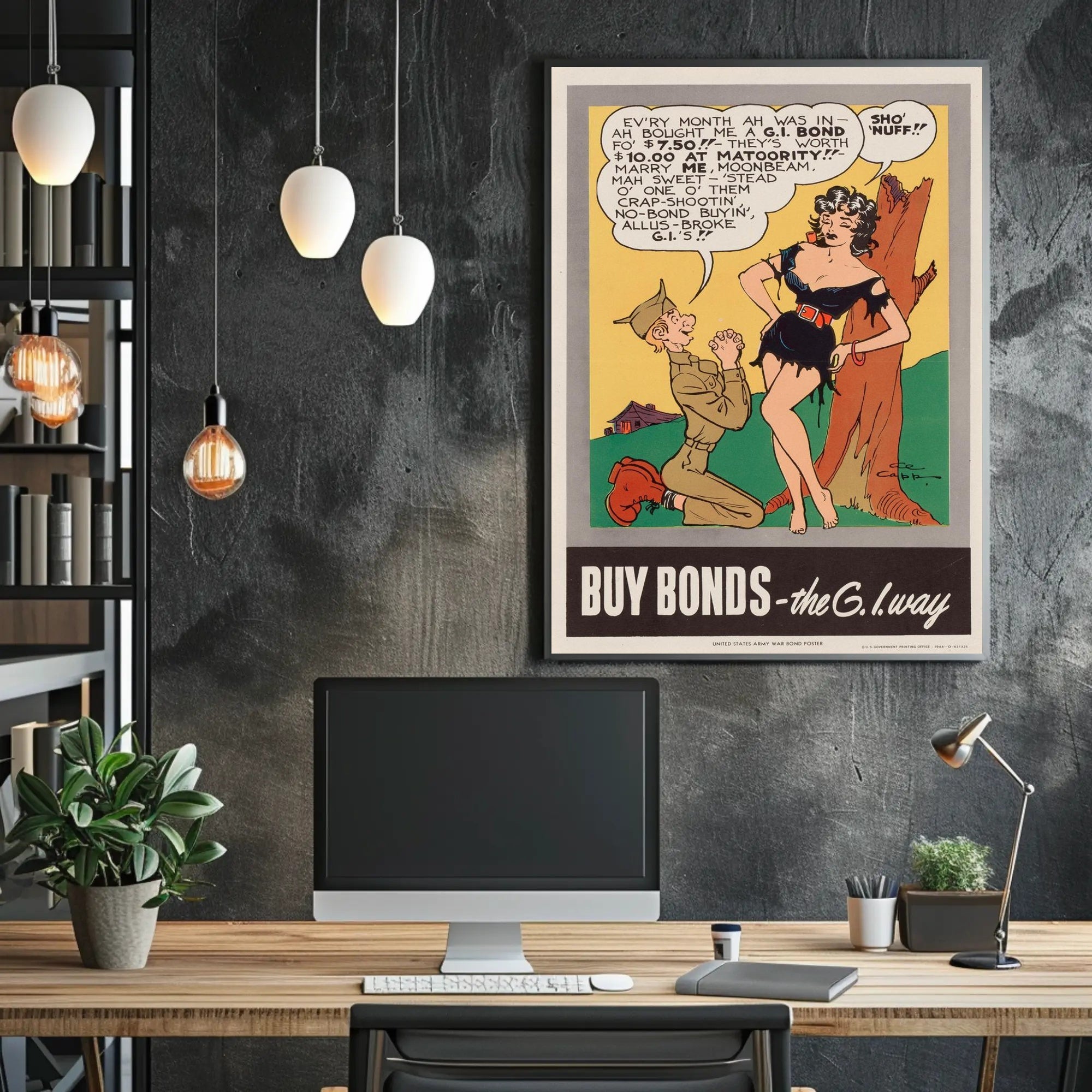 G.I. Bond Proposal Poster PosterGoat