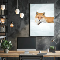 Winter Fox Serenity Poster