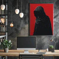 Dark Fantasy Grim Reaper Poster: Eerie Gothic Art PosterGoat