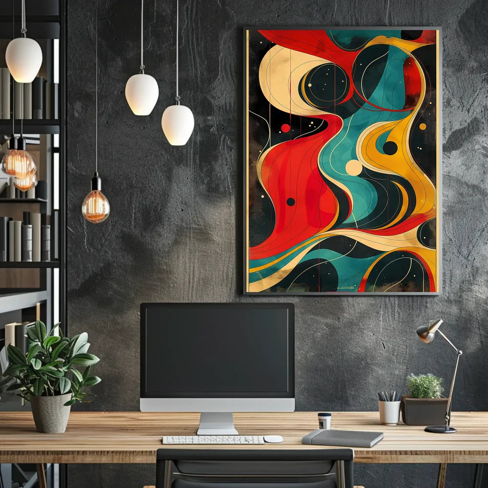 Abstract Modern Minimalist Art Poster
