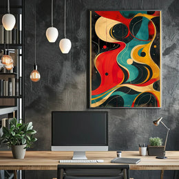 Abstract Modern Minimalist Art Poster