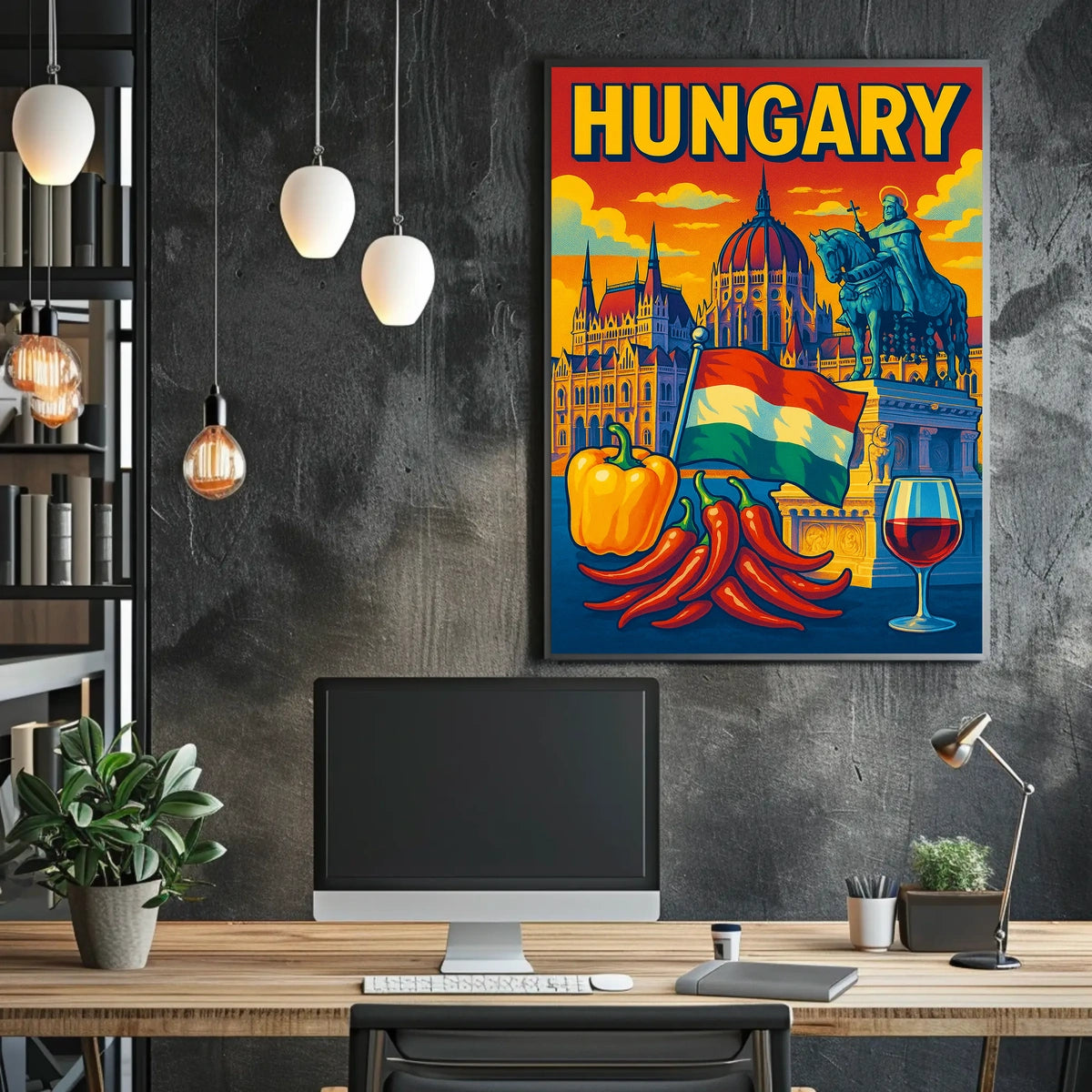 Vibrant Hungary Poster