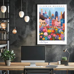 Las Vegas Flower Market 2024 Poster PosterGoat
