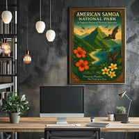 American Samoa Tropical Escape National Park Poster