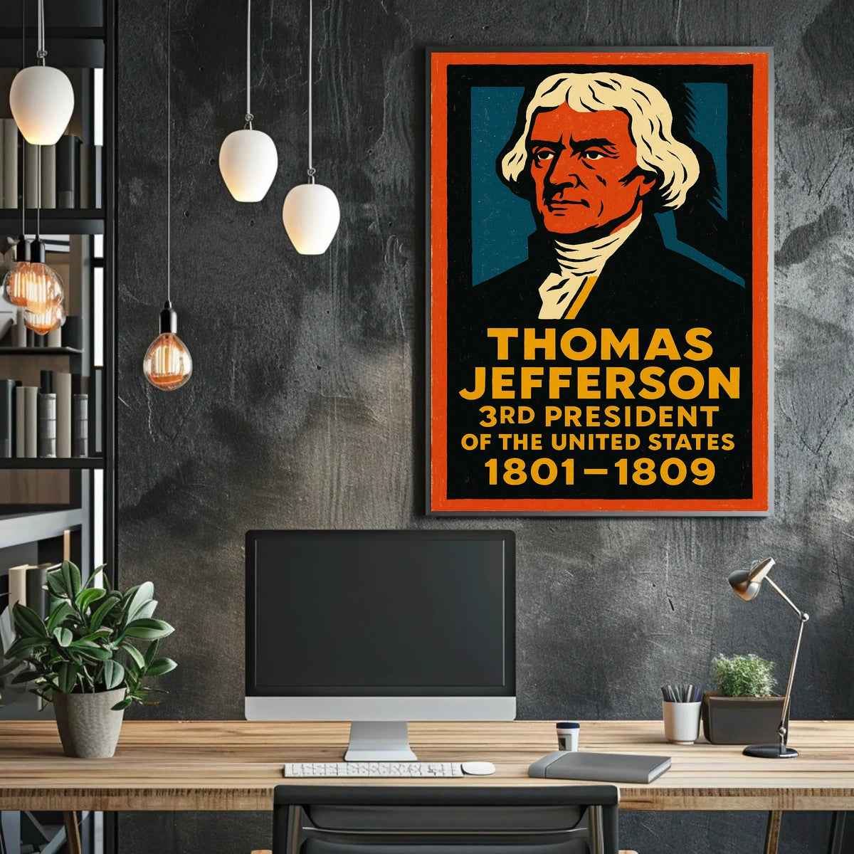Thomas Jefferson 3rd President Poster