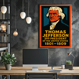 Thomas Jefferson 3rd President Poster