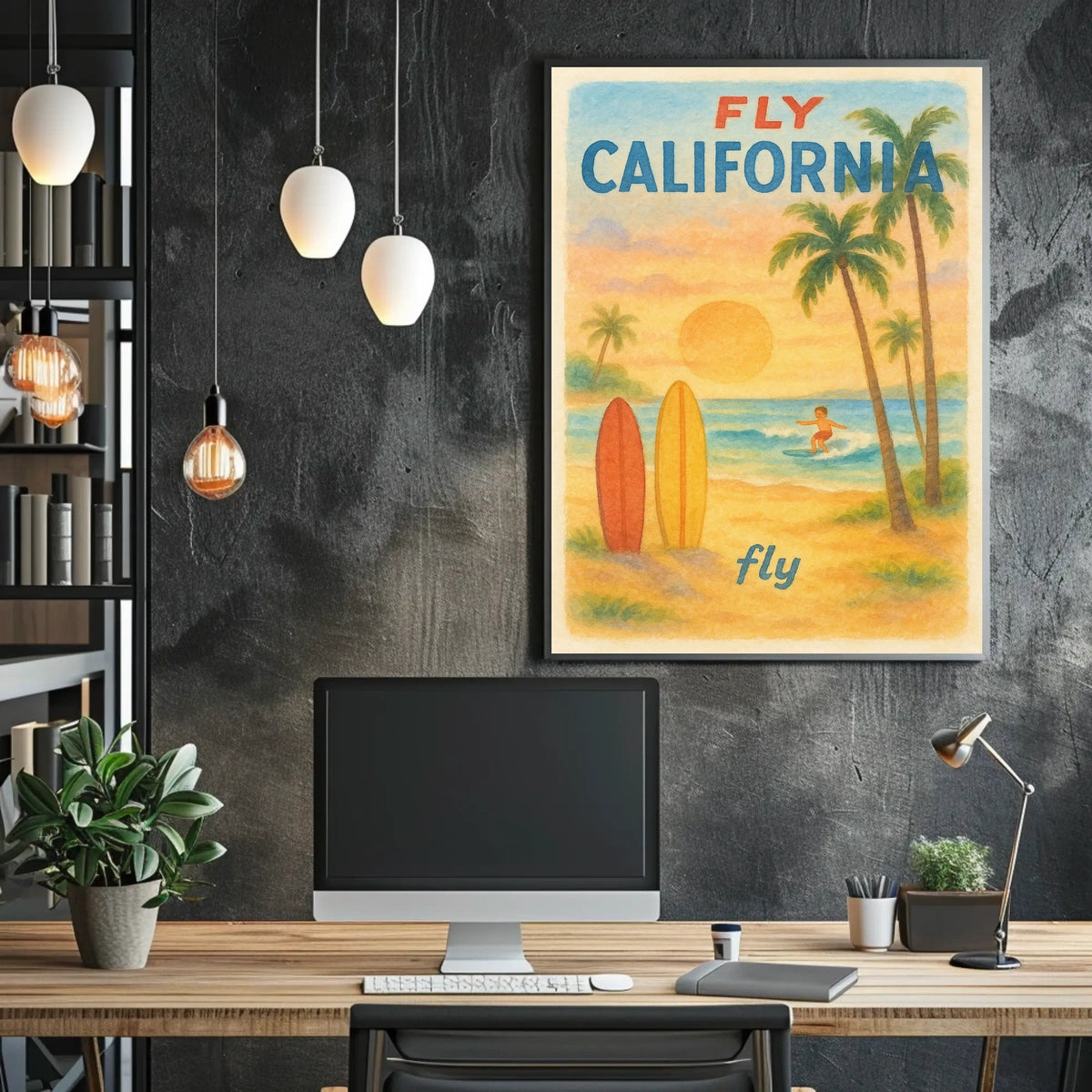 Fly California Poster