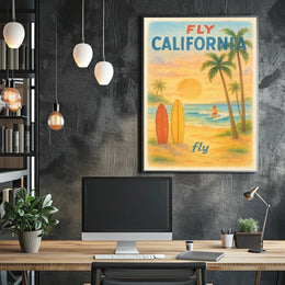 Fly California Poster