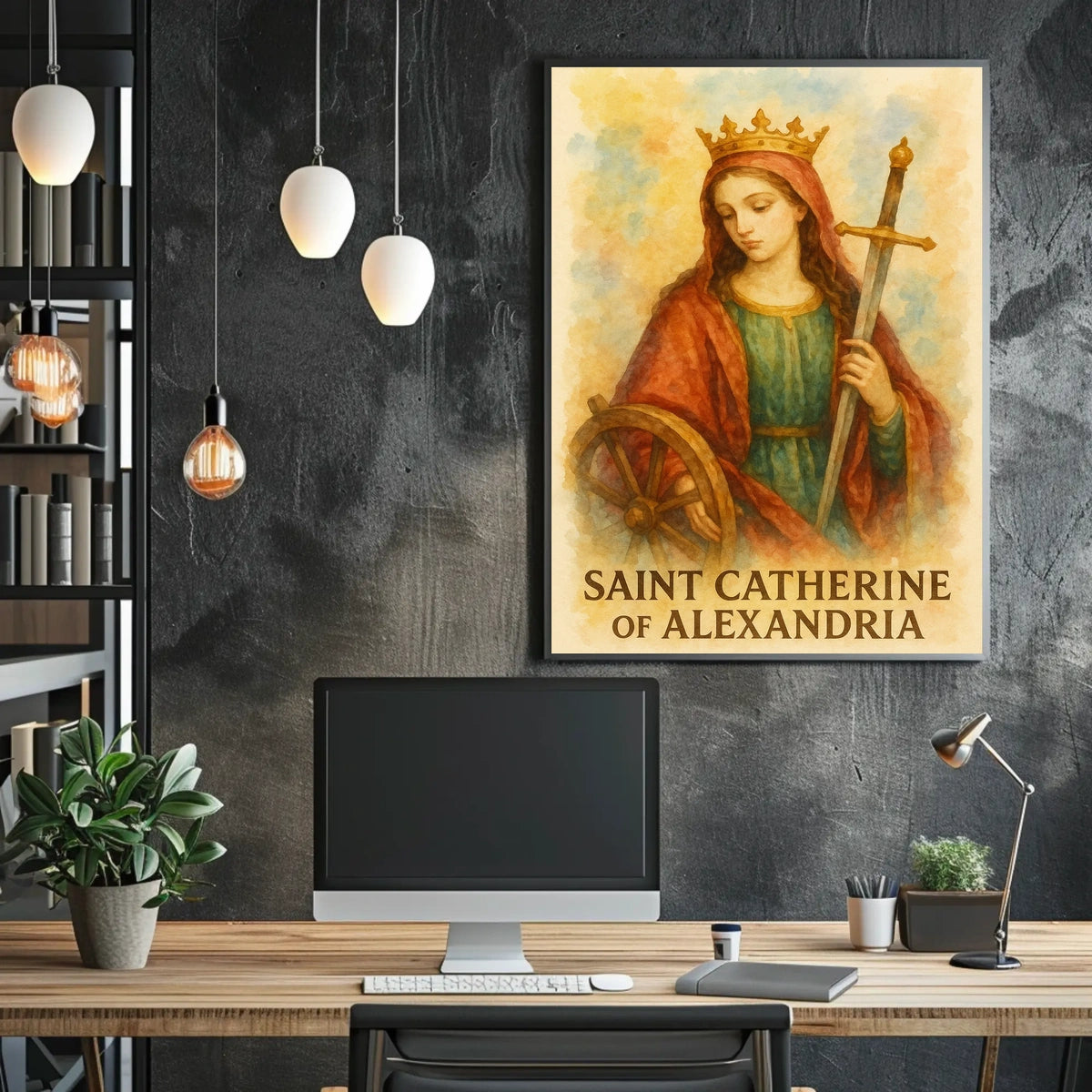 Saint Catherine of Alexandria Poster