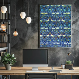 Ornate Avian Pattern Poster