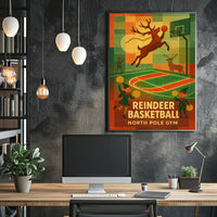Reindeer Basketball Extravaganza Poster