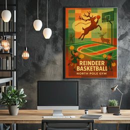 Reindeer Basketball Extravaganza Poster