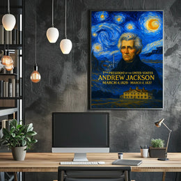 Andrew Jackson 7th President of the United States Presidential Masterpiece Series Poster