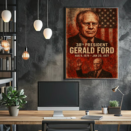 Gerald Ford 38th President Poster