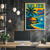 Belize Tropical Escape Poster