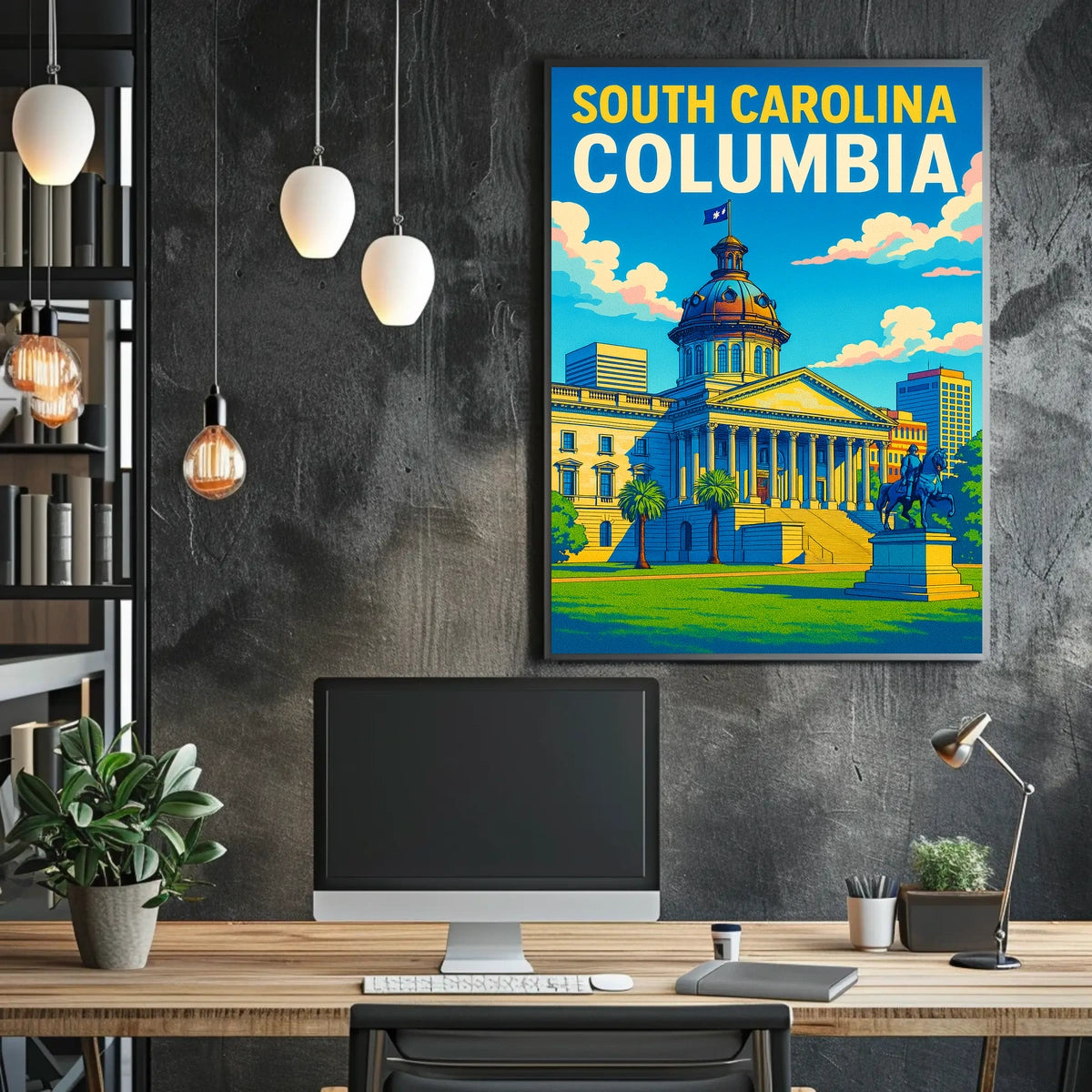 Columbia South Carolina Poster