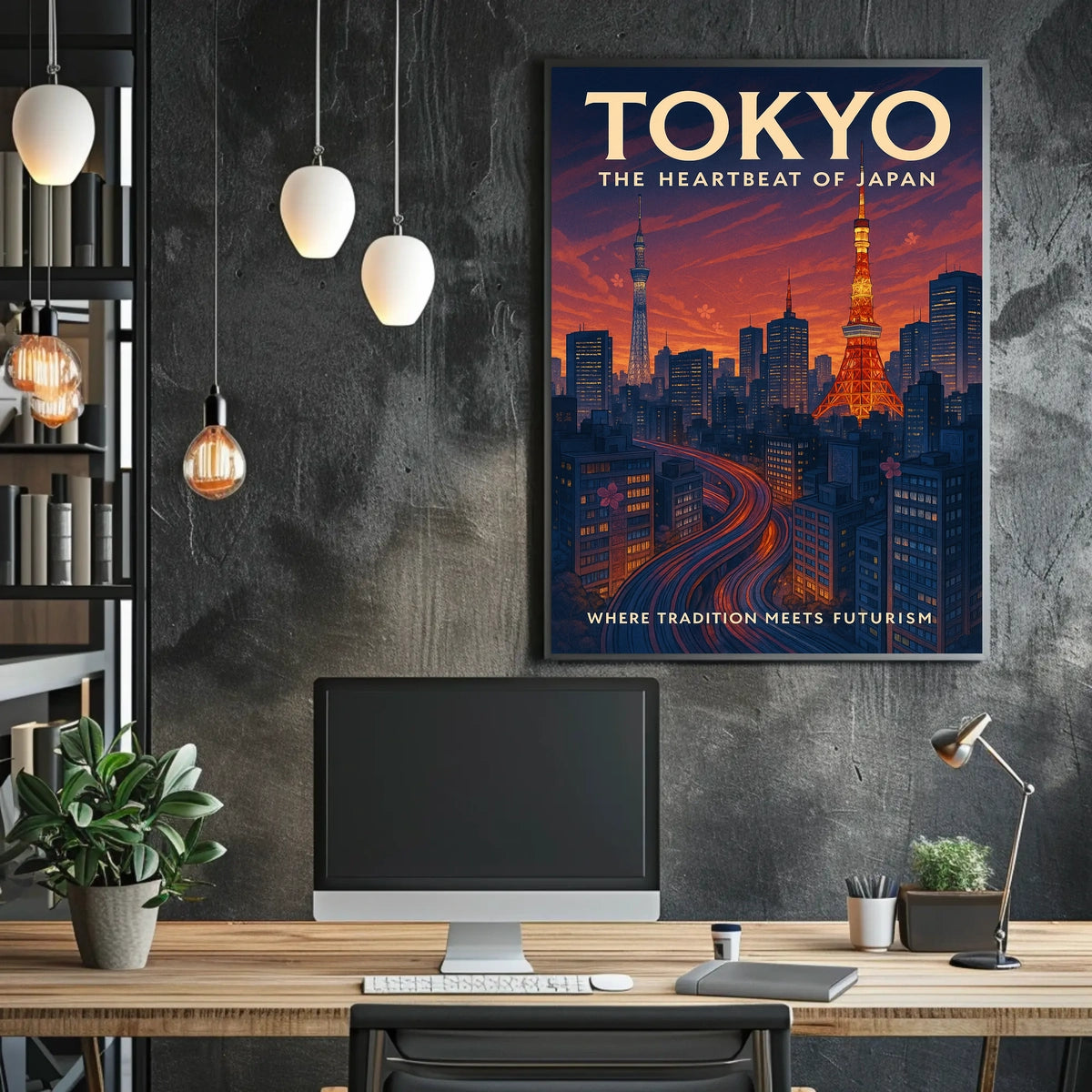 Tokyo The Heartbeat of Japan Poster