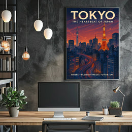 Tokyo The Heartbeat of Japan Poster