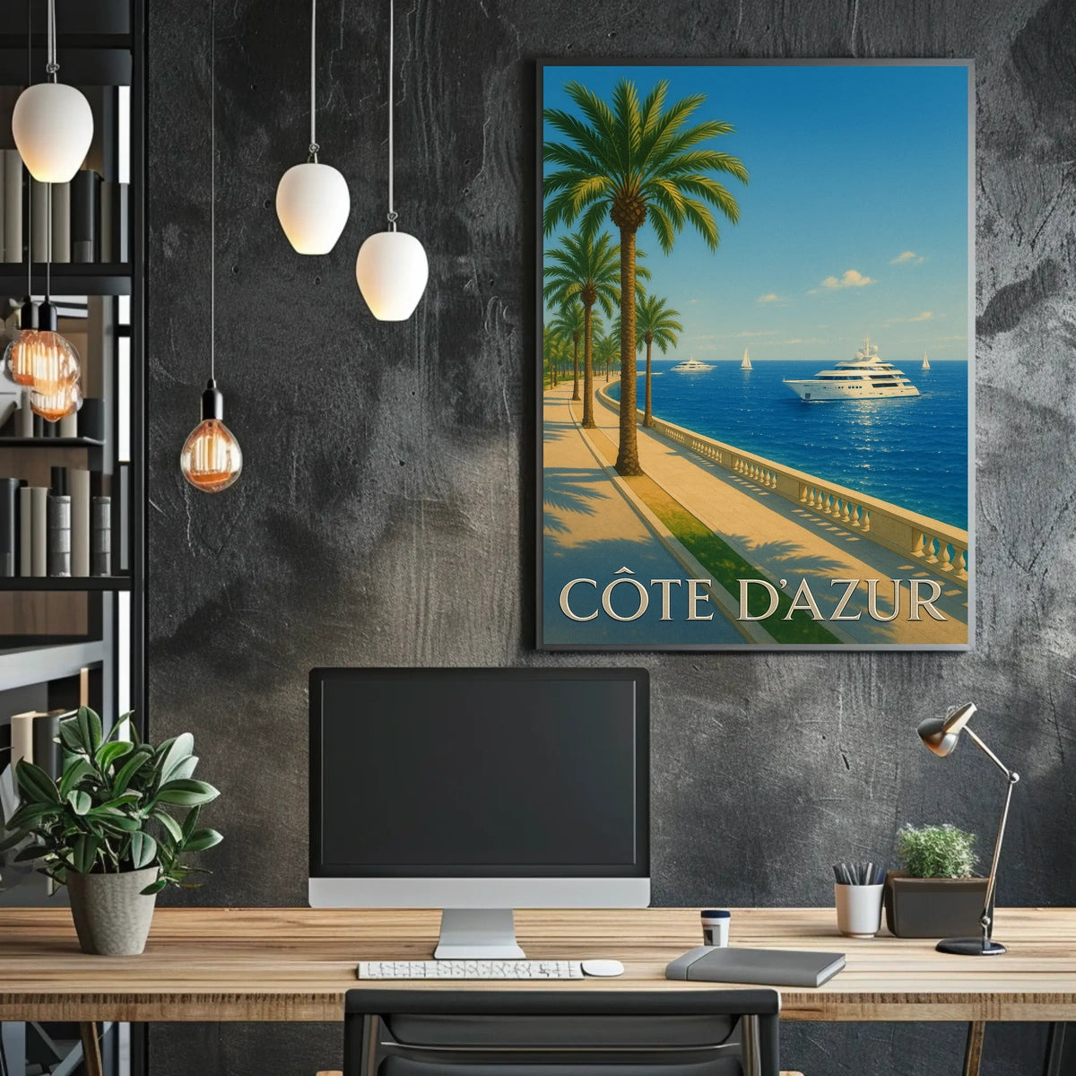 Côte DAzur Poster