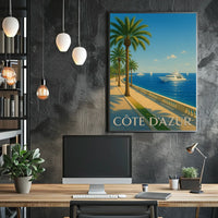Côte DAzur Poster