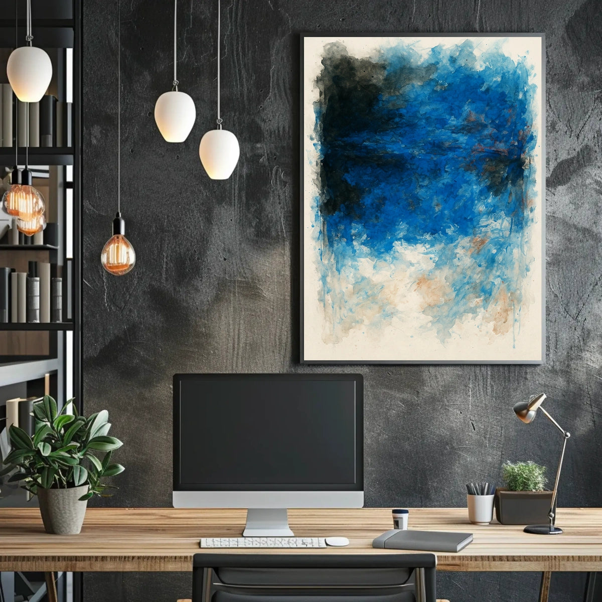 Abstract Watercolor Landscape Abstract Poster