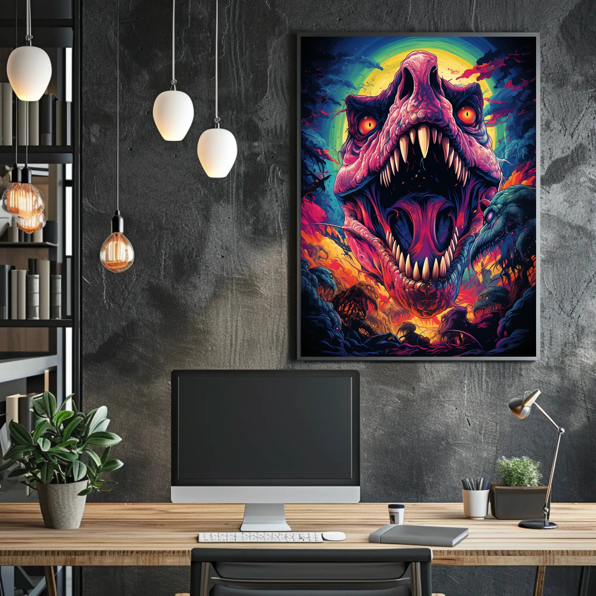 The Roaring Beast Poster PosterGoat