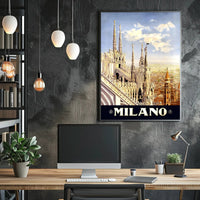 Vintage Milan Cathedral Poster