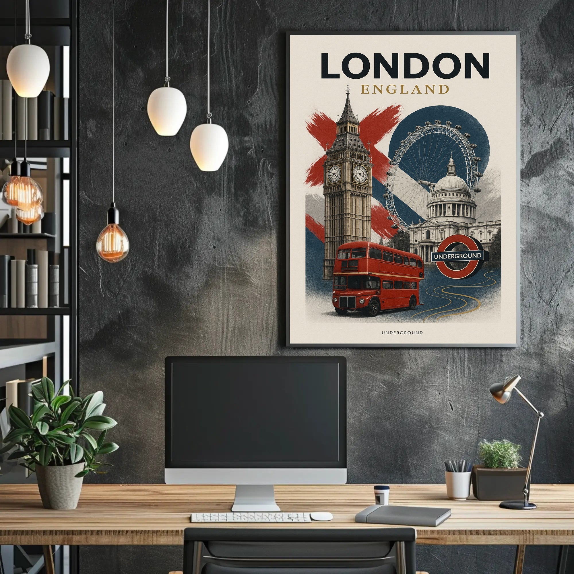 London Landmarks Poster PosterGoat