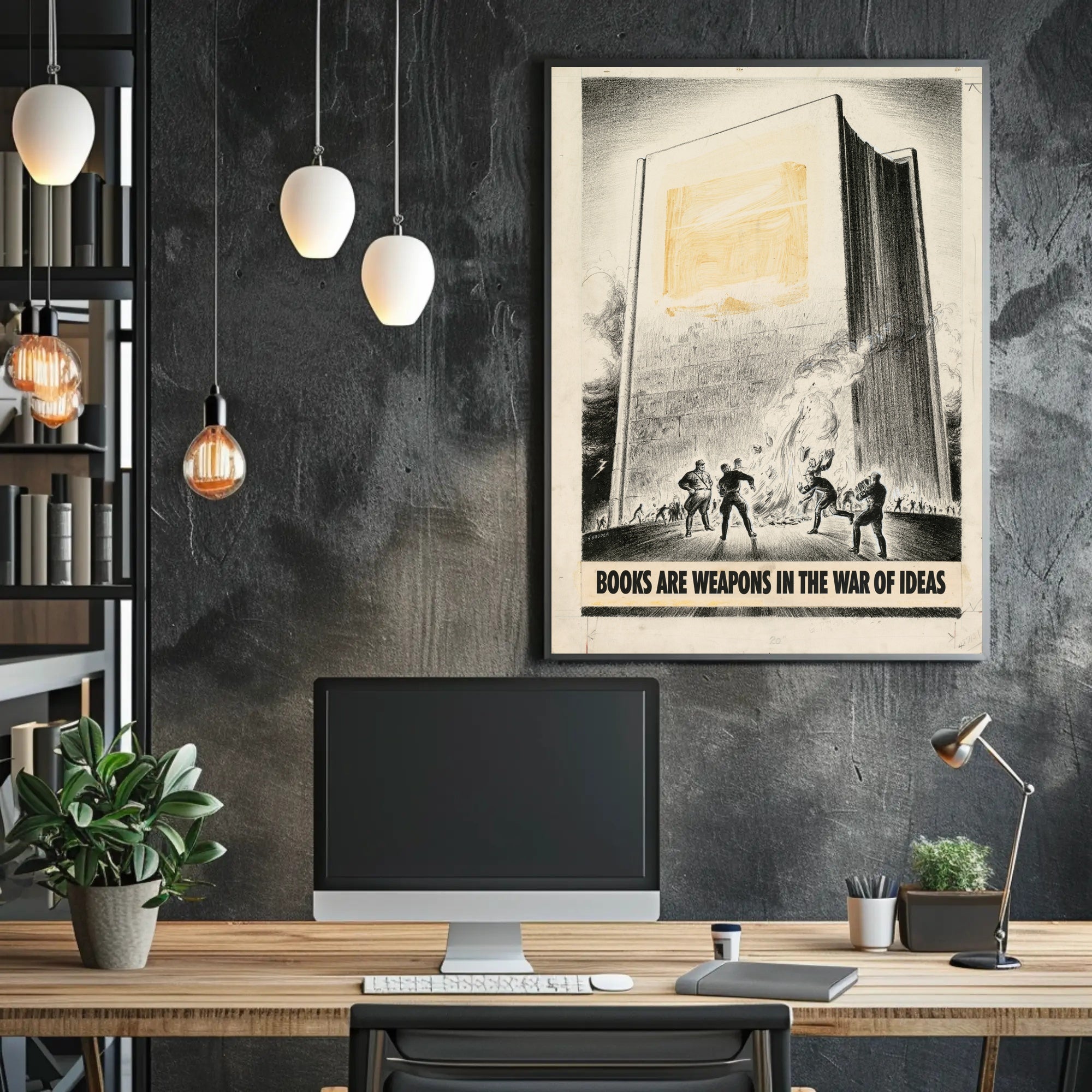 Books as Weapons in the War of Ideas Poster PosterGoat