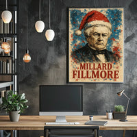 Millard Fillmore 13th President of the United States Christmas SeriesPoster