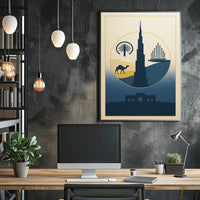 Iconic Landmarks of the Desert Poster