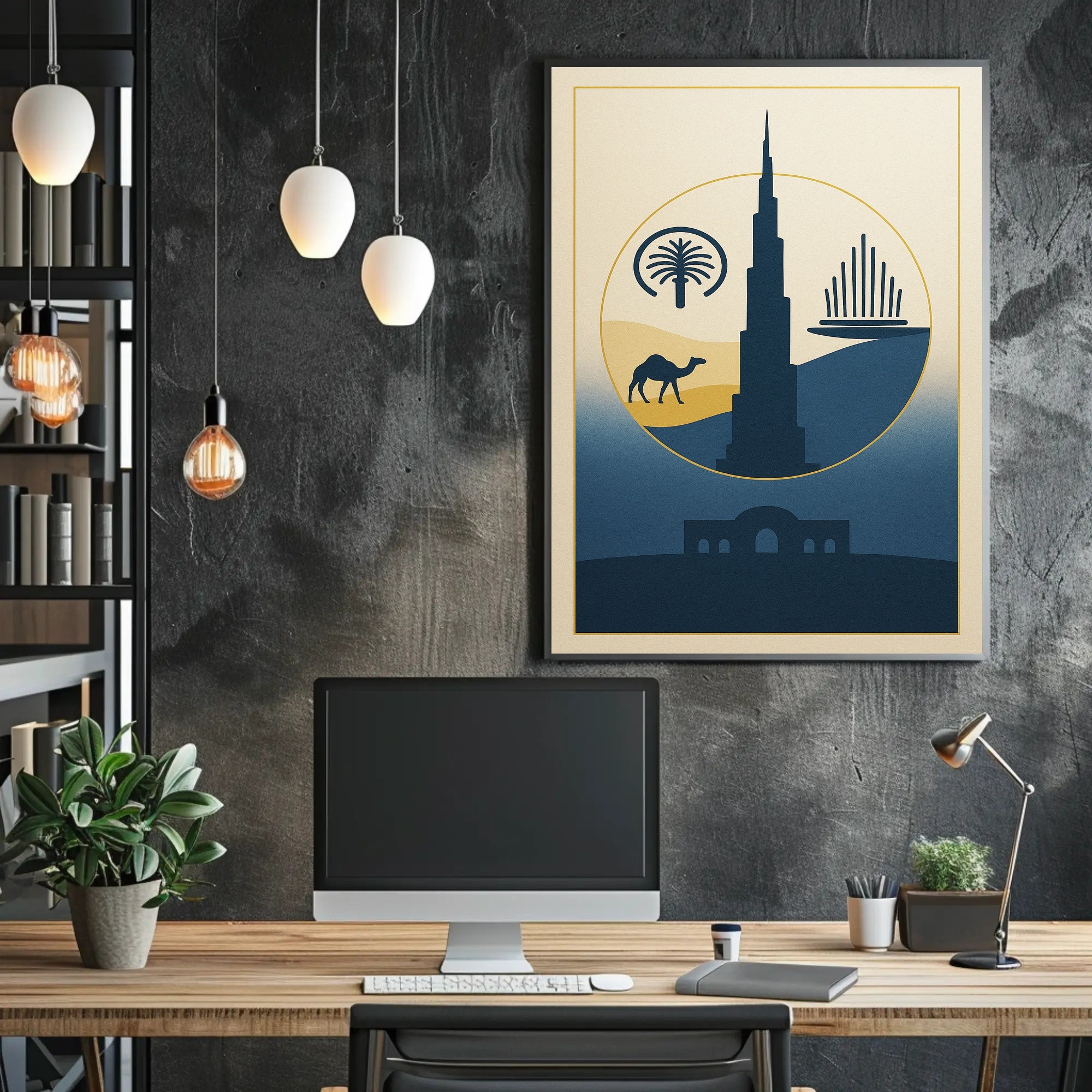 Iconic Landmarks of the Desert Poster