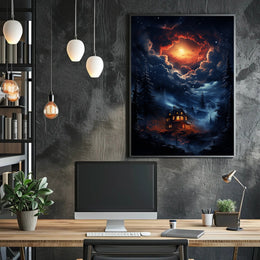 Enchanted Nightscape Poster